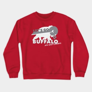 AFC East B&W Crewneck Sweatshirt